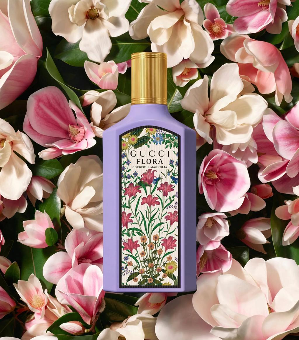 Gucci Flora Gorgeous Magnolia Eau de Parfum Spray for Women 3.3 oz / 100ml – Luxury Fragrance