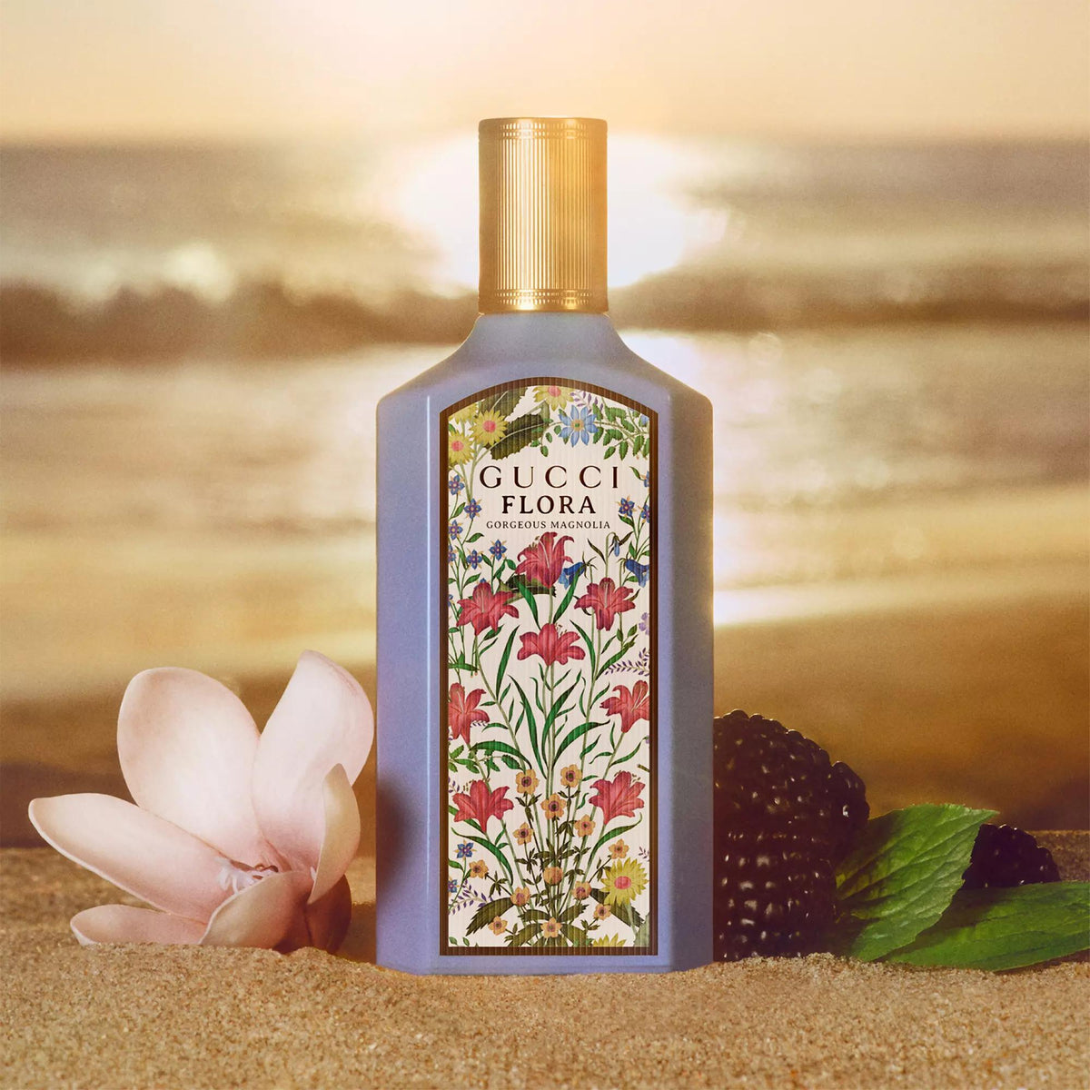 Gucci Flora Gorgeous Magnolia Eau de Parfum Spray for Women 3.3 oz / 100ml – Luxury Fragrance