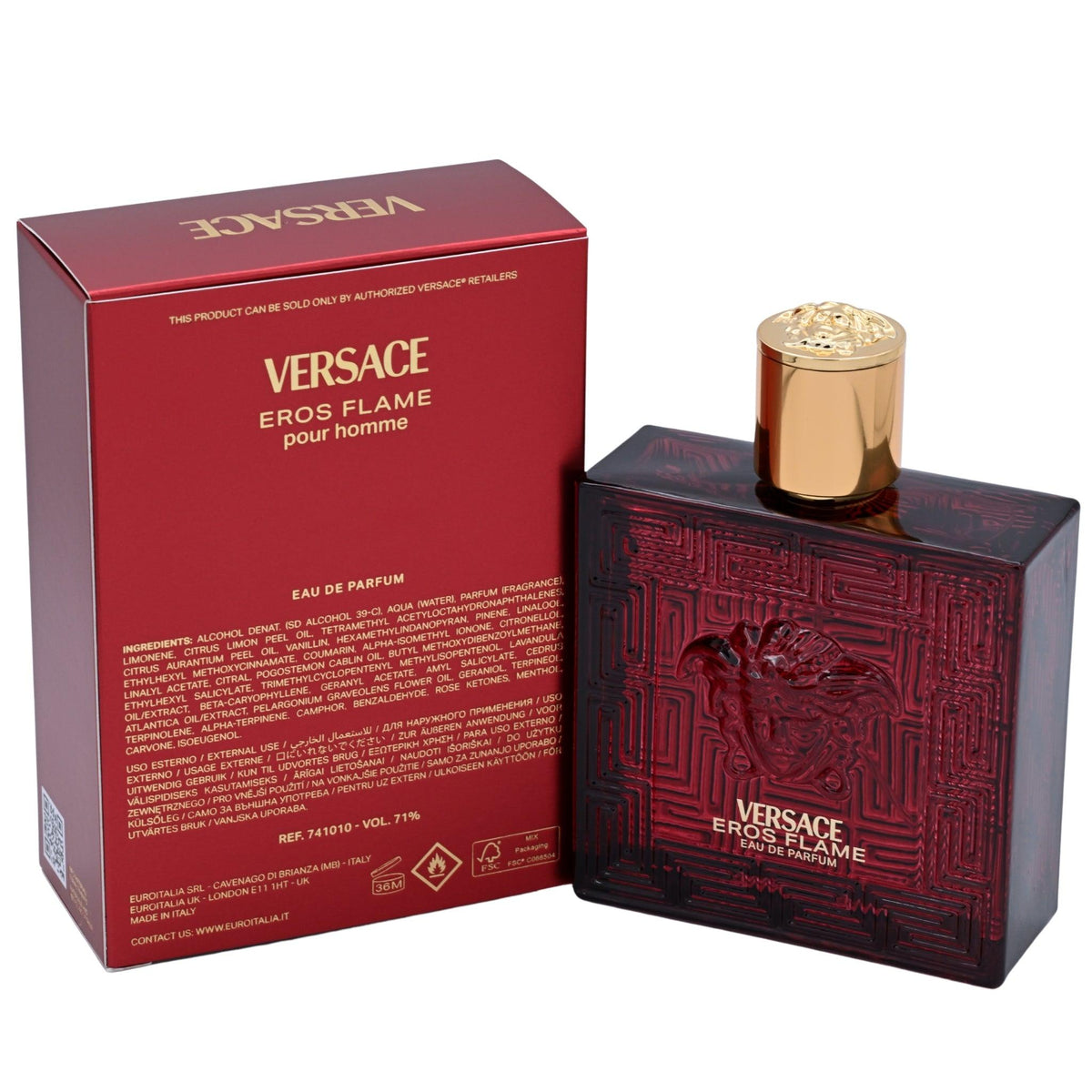Versace Eros Flame Eau de Parfum 100ml For Men
