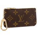 Louis Vuitton Key Pouch M62650 Monogram Canvas Coin Card Holder with Key Ring