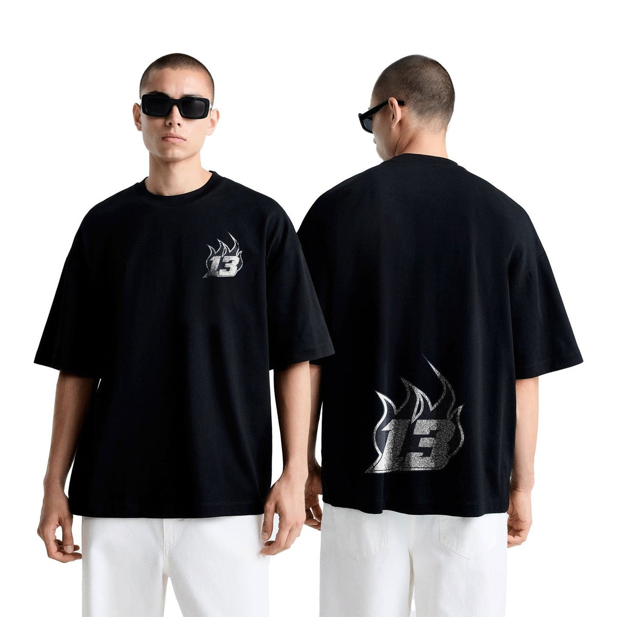 Black Oversized Tees
