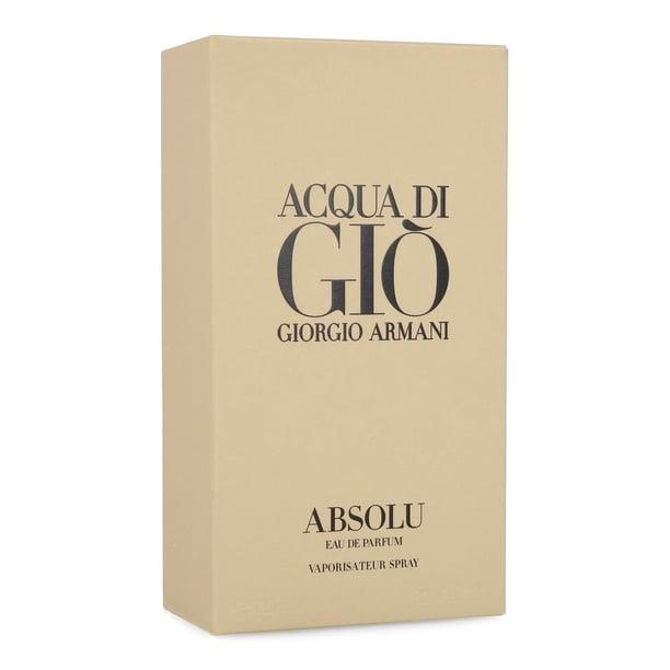 Giorgio Armani Acqua di Giò Absolu Eau de Parfum for Men 4.2 oz / 125ml – Luxury Fragrance