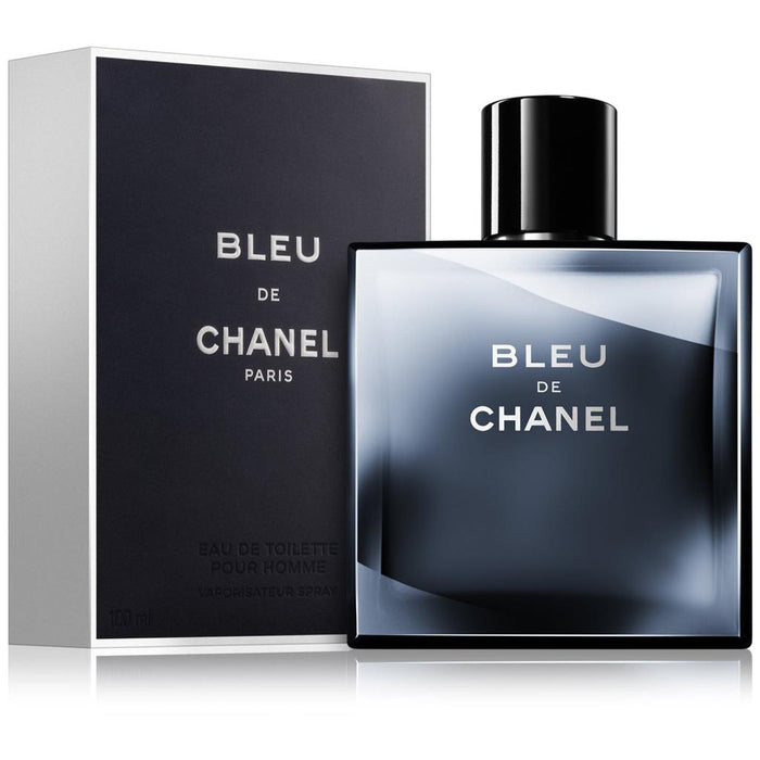 Bleu de Chanel Eau de Toilette Spray for Men 3.4 oz / 100ml – Luxury Designer Cologne