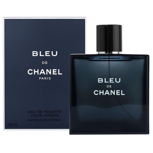 Bleu de Chanel Eau de Toilette Spray for Men 3.4 oz / 100ml – Luxury Designer Cologne
